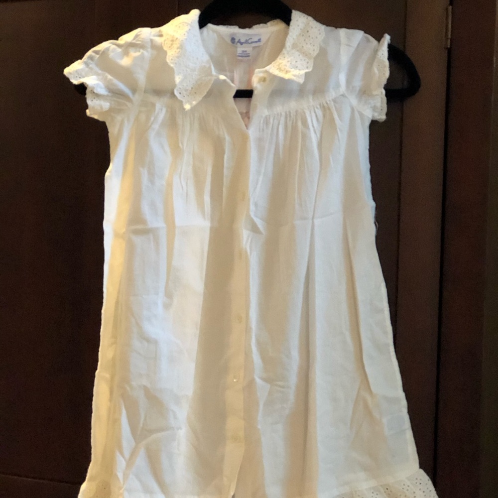 NWT- April Cornell White Petticoat Dress